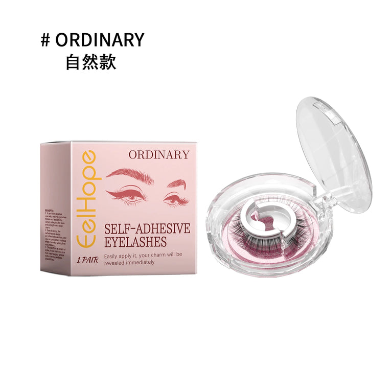 1 Pair Natural False Eyelashes – Handmade Thin Band Wispy Extensions for Cosplay & Fashion