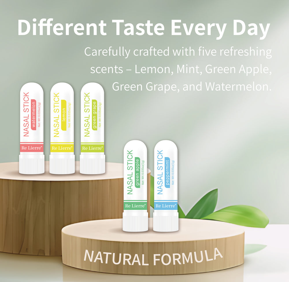 Re Lierre 5-in-1 Nasal Energy Bar – Breathe Better, Feel Energized, Stay Refreshed