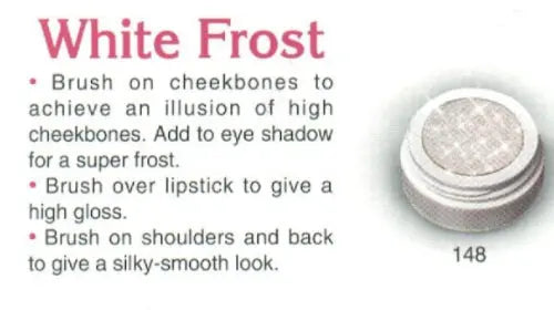 White Frost Highlighter For Cheeks, Eyes, and Body Olive Chronos