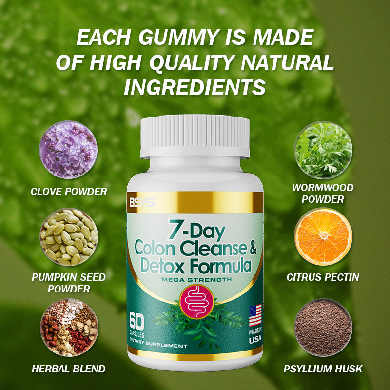 7-Day Colon Cleanse & Detox Formula Capsules