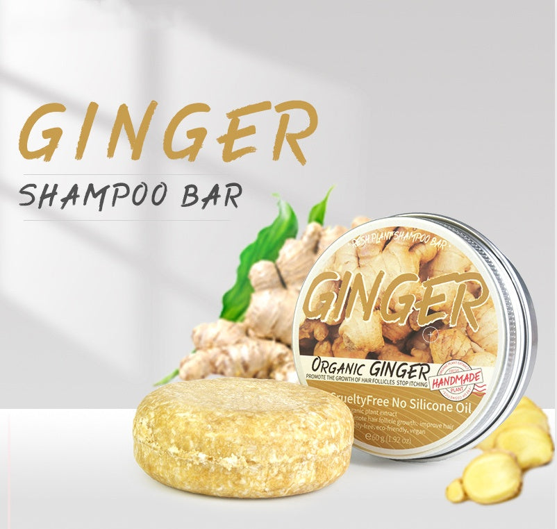 Ginger Shampoo Soap – Anti-Dandruff & Refreshing Hair