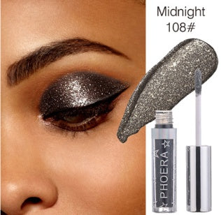 PHOERA Glitter & Glow Liquid Eyeshadow – 12 Dazzling Shades for a Mesmerizing Look