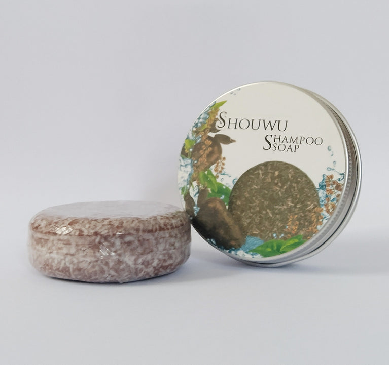 SHOUWU Polygonum Ginseng Shampoo Soap – Nourishing & Silicone-Free Hair Care