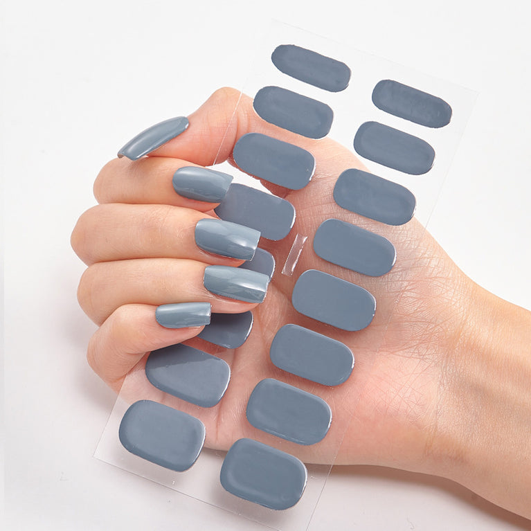 Pure Color Nail Stickers – 16 Easy-to-Apply, Long-Lasting Designs for a Perfect Manicure