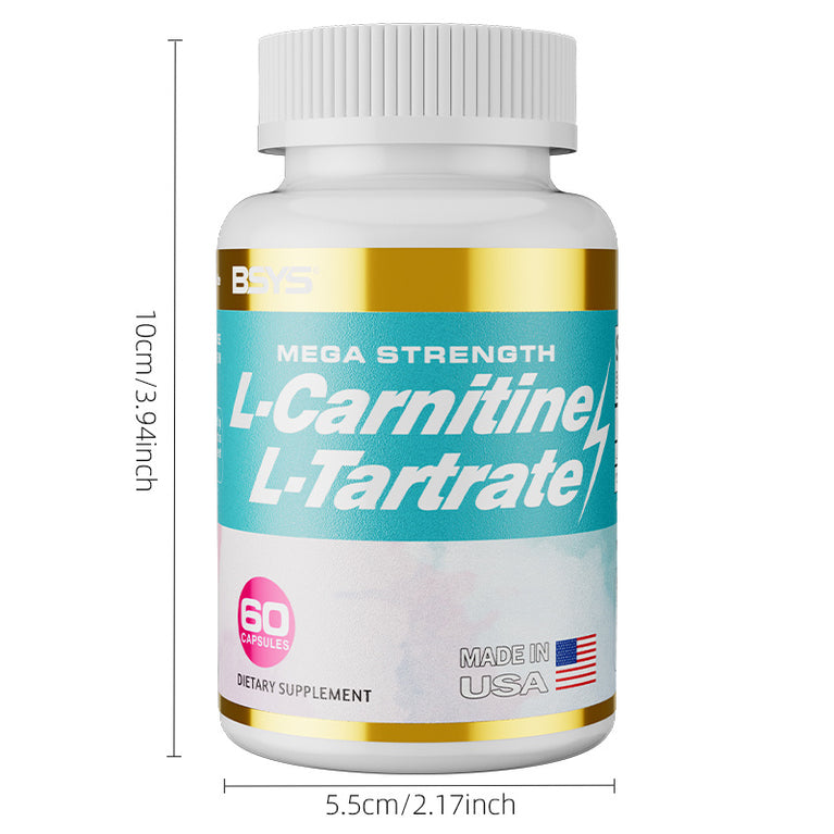 L-Carnitine L-Tartrate Capsules – Boost Energy, Metabolism & Fat Burning Naturally