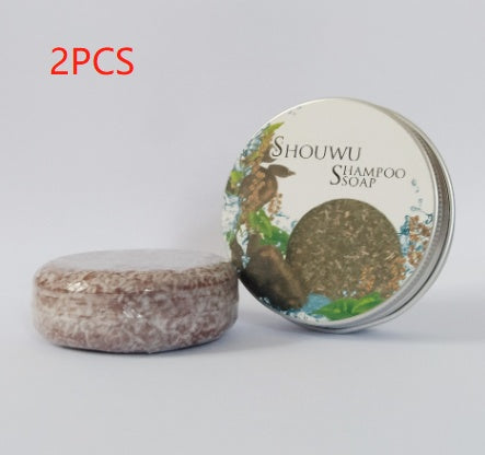 SHOUWU Polygonum Ginseng Shampoo Soap – Nourishing & Silicone-Free Hair Care