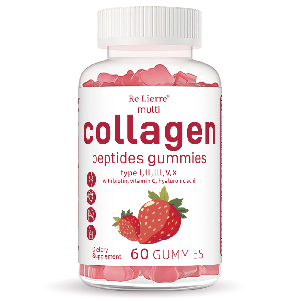 Re Lierre-Collagen Peptide Gummies – Tasty & Effective Support for Skin, Hair, Nails & Joints