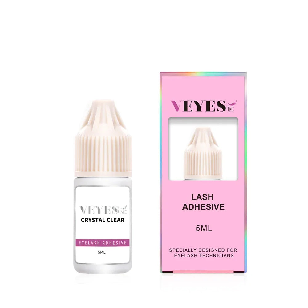 VEYES -Inc Professional Eyelash Extension Glue – 1 Sec Drying, 4-6 Weeks Retention, Clear Lash Adhesive