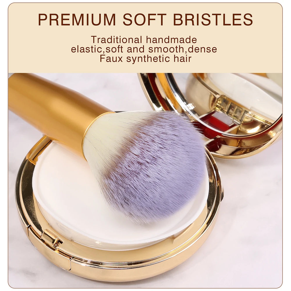 24-Piece Professional Makeup Brush Set – Soft Synthetic Bristles for Flawless Application