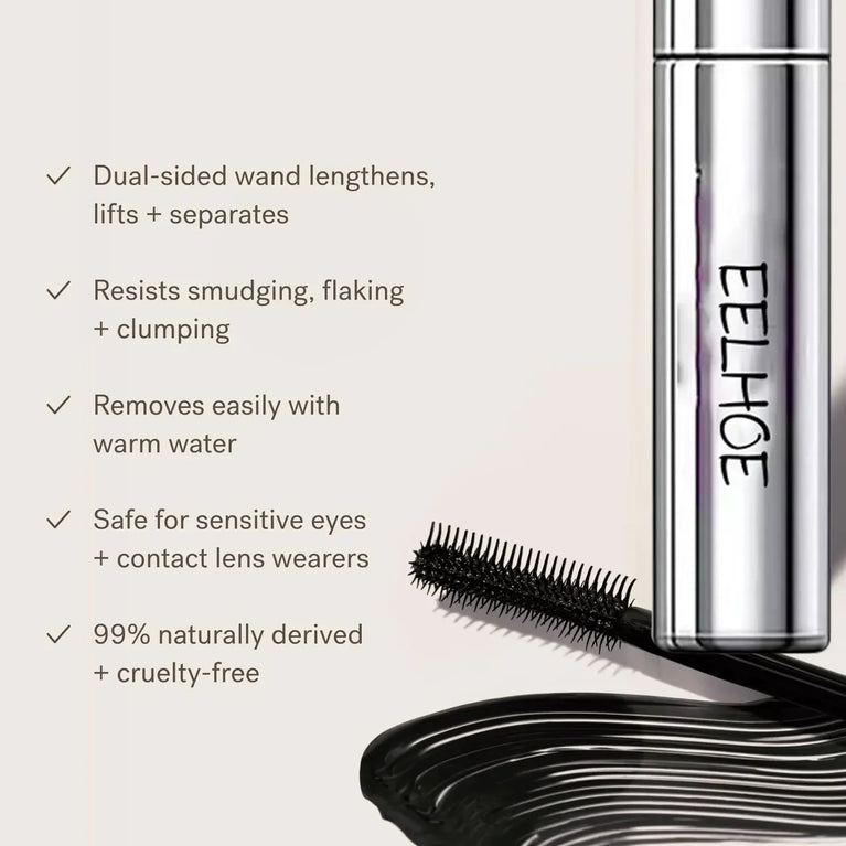 🌟 EELHOE -Waterproof Lengthening Mascara – Long-Lasting Lash Extension Effect for Bold, Beautiful Eyes 🌟