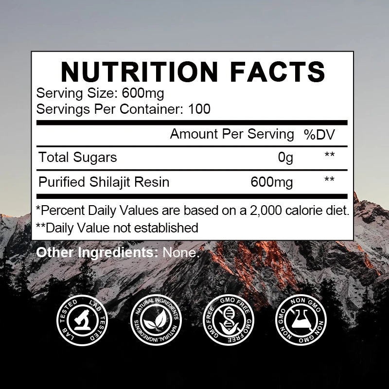 BBEEAAUU - 100% Pure Himalaya Shilajit Resin – Natural Cognitive, Energy & Brain Support (60g) 🌿💡