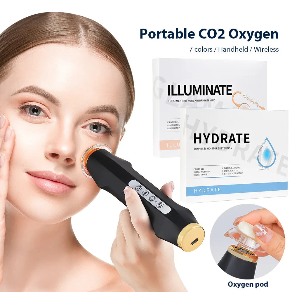 🌟 Portable CO2 Bubble Oxygen Facial Machine – Spa-Quality Skin Rejuvenation at Home 🌟