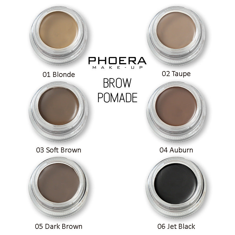 PHOERA - Waterproof & Long-Lasting Eyebrow Cream (6 Colors)