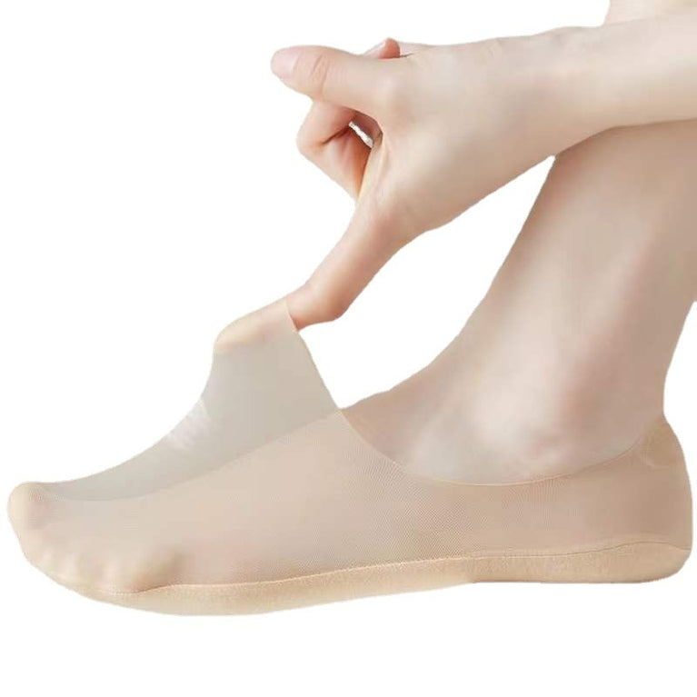 Women's Summer Invisible Socks – Thin, Breathable & Traceless Comfort