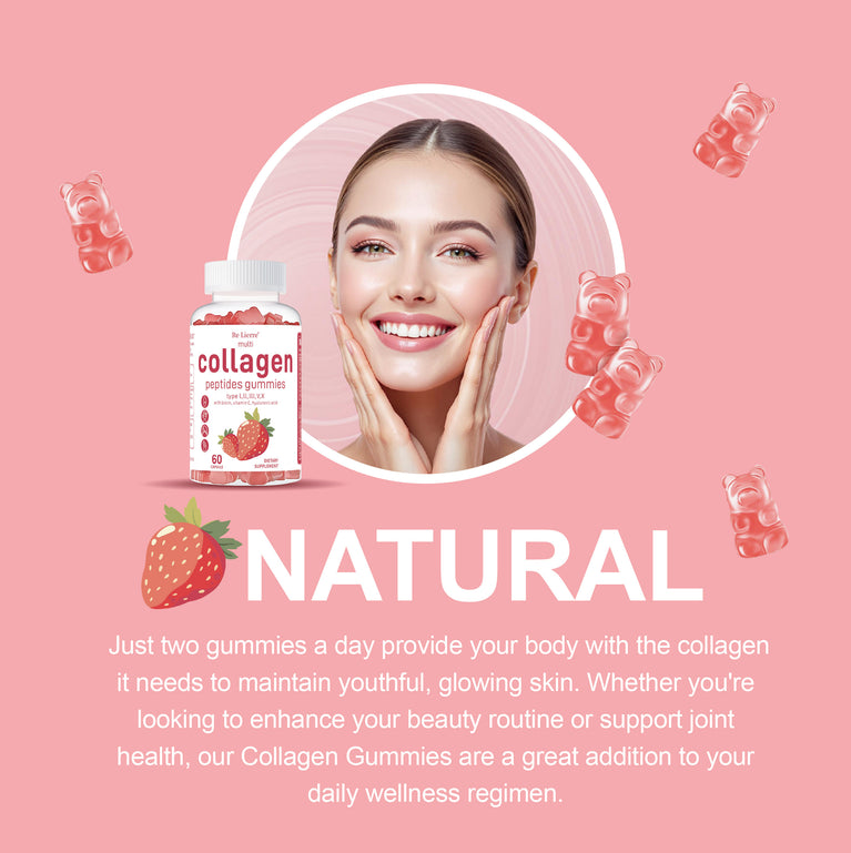 Re Lierre-Collagen Peptide Gummies – Tasty & Effective Support for Skin, Hair, Nails & Joints