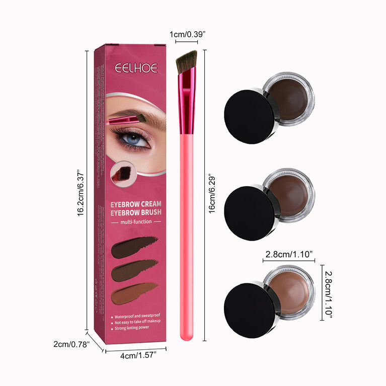 EELHOE Multi-Functional Eyebrow Brush Set – Shape, Fill & Color!