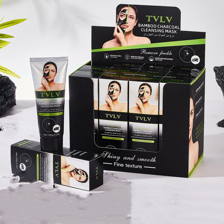 TVLV - Bamboo Charcoal Purifying Facial Mask | Deep Cleansing & Oil Control